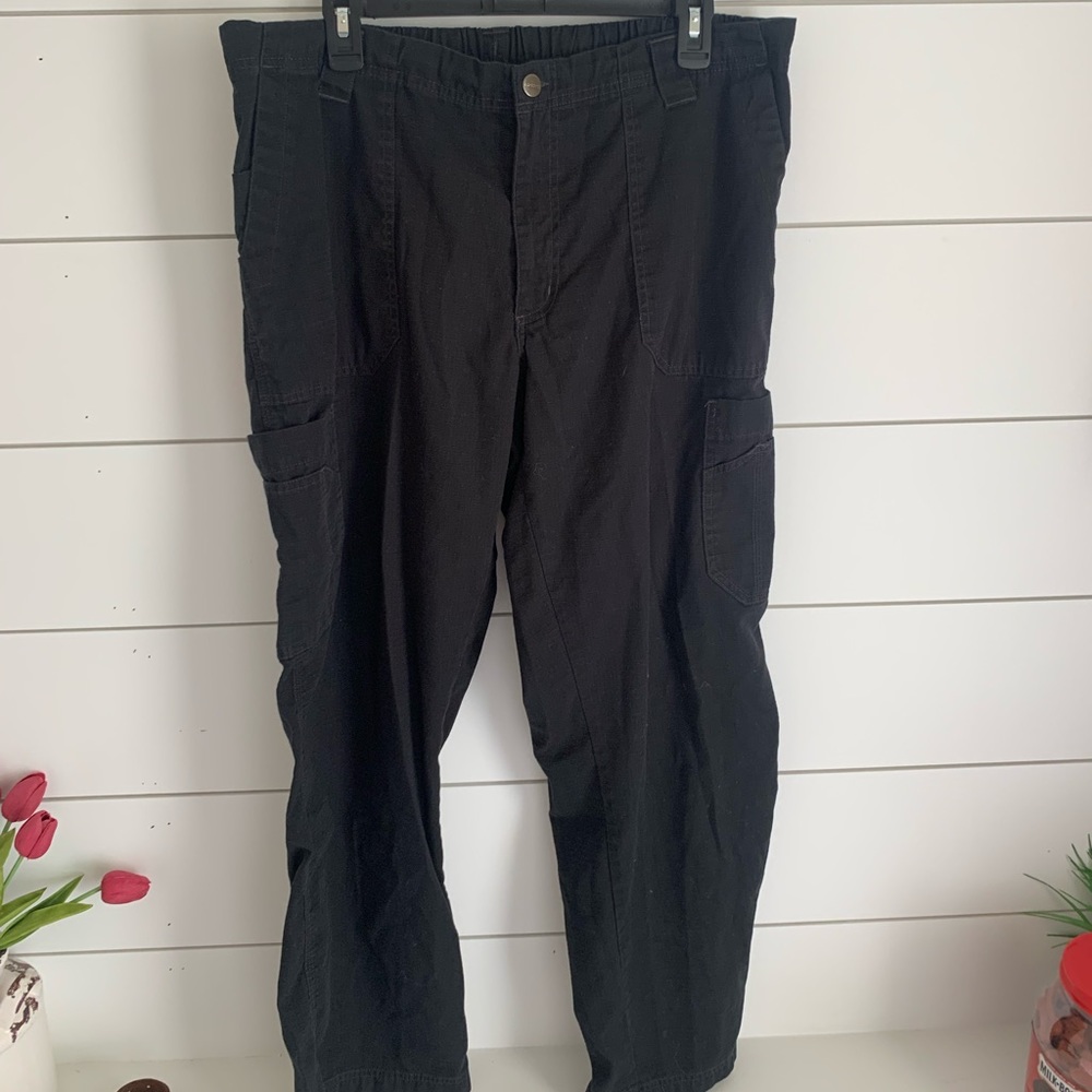 carhartt men’s scrub pants in black size large